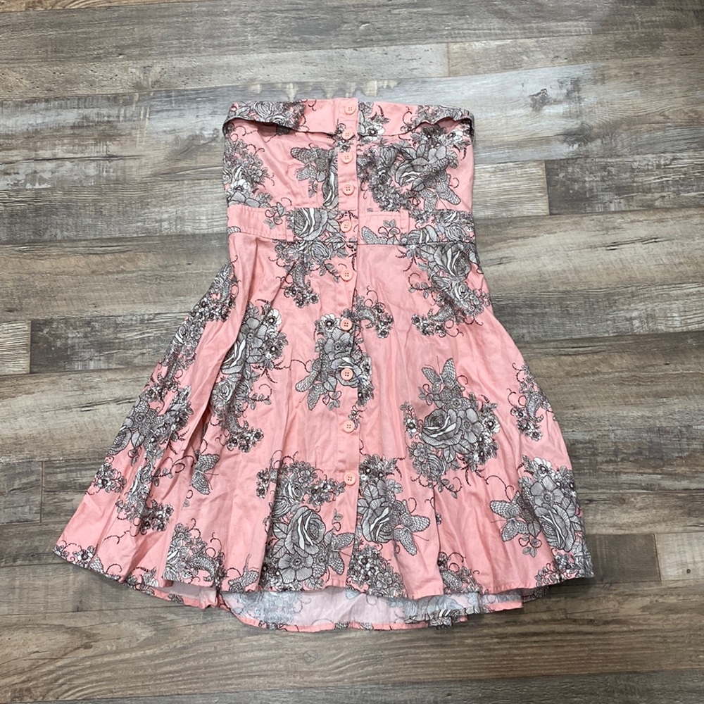 Forever 21 • button down tube top dress